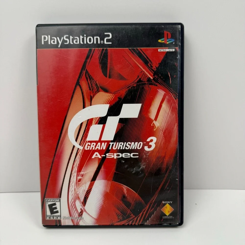 Gran Turismo 3: A-Spec Complete With Manual PS2 (Play Station 2)‎ Black Label